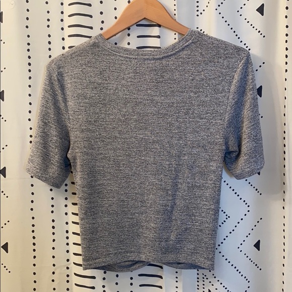 Wilfred Heather Gray Crop - Picture 3 of 5